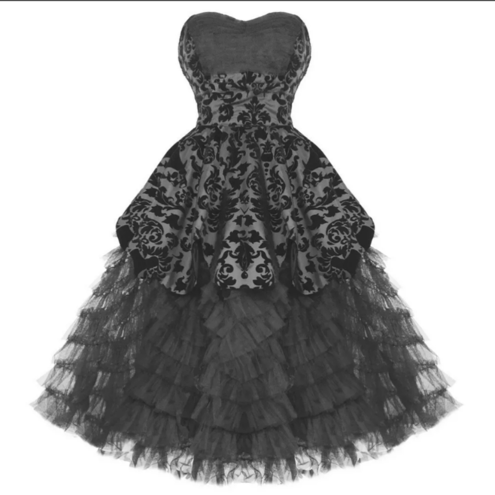 Hell Bunny Victorian Lavintage Party Dress PLUS